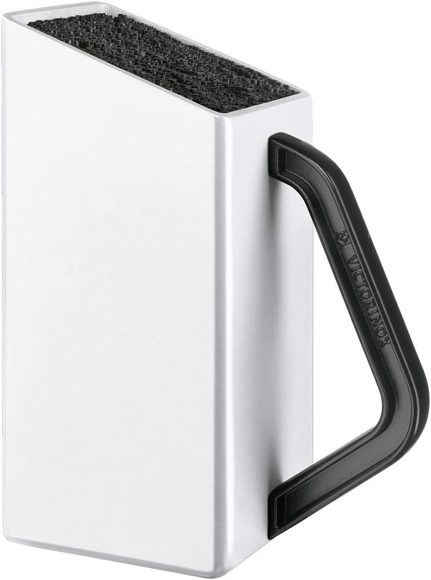 Victorinox Knife Block, Cutler Block Large, Empty, Compact, Safe Knife Storage, White