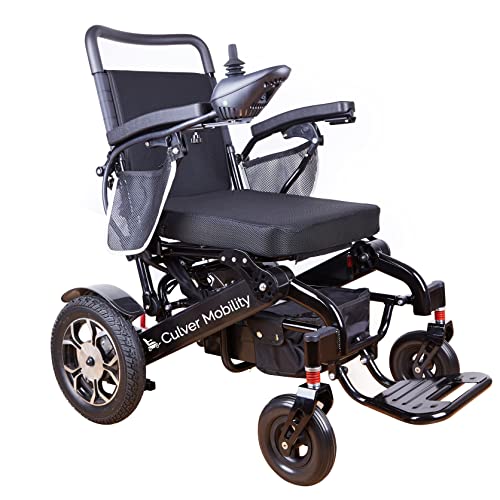 Culver Mobility Wolf Electric Wheelchair for Adults, All Terrain Lightweight Foldable