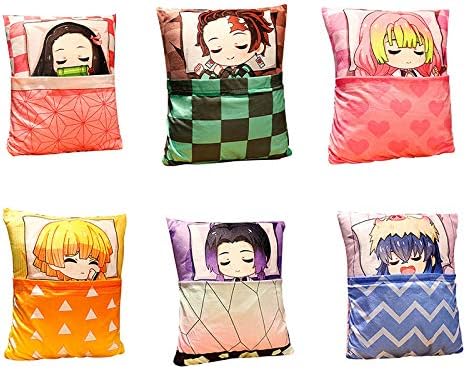 Duohao 抱きまくら ふわふわ 可愛い人気 ぬいぐるみ枕 スロー枕 お昼寝枕 ぬいぐるみ クッション インテリア 布団をひっくり返す枕 かわいい おしゃれ 萌えグッズ 携帯枕 洗える 嘴平 伊之助