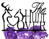 LOVENJOY Gift Box Pack Deer The Hunt is Over Acrylic Wedding Cake Toppers