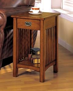 Amazon.com: Hokku Designs Valencia Mission Style End Table ...