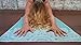 The Mandala Turquoise Hot Yoga Towel. Eco-Friendly, Mat-Sized, Lightweight, Insanely Absorbent, Non-Slip, Microfiber Yoga Towel, Dries in Minutes.