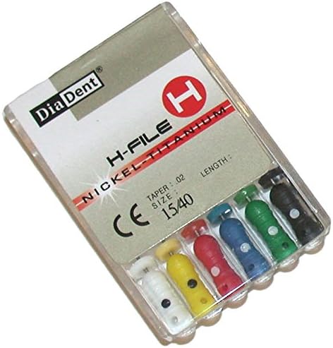 DiaDent 503-302 H-File, 31 mm Length, #10 Tip Size (Pack of 6)