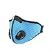 Dukars Sports Mask, Dustproof Mask Activated Carbon Filtration Exhaust Gas Anti Pollen Allergy PM2.5 Workout Running Motorcycle Cycling Mask