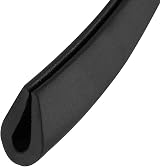 TA-VIGOR Black PVC U Seal Edge Trim Protector 1-2mm Edge 3 Meter Length view 6