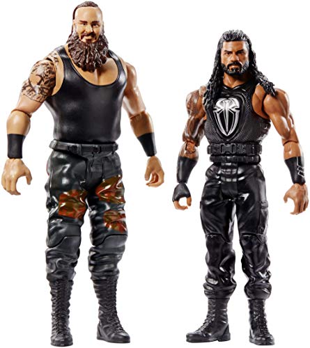 Mattel GmbH FMF87 WWE Basis Figuren, Braun Strowman und Roman Reigns, 2er-Pack, 15 cm – Bild 3