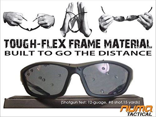 Numa Sport Optics 'Chisel Sport' Shooting Sunglasses - Pink Frames - 3 Lens Kit