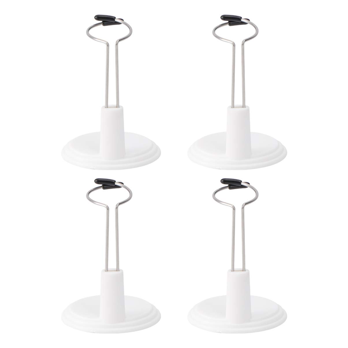 TOYANDONA Pack of 4 Doll Clothes Shape Dress Doll Stand Dolls Display Holder Action Figure Stand Window Doll Model Stand Accessories for Doll Clothes Dolls House 15 cm