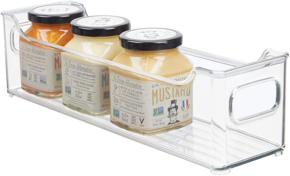 Amazon.de: mDesign Aufbewahrungsbox für die Küche – Kühlschrankkorb aus