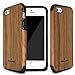 iPhone SE 2 SE2 5 5S Wood Case Suitable for Apple iPhone SE 2018 iphone 5 5S Non Slip Unique Cover Teakwood