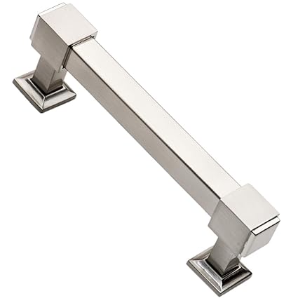 Southern Hills Brushed Nickel Drawer Pulls 4 Inch Screw Spacing