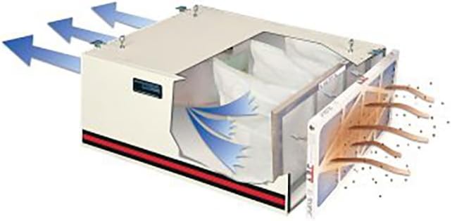 JET 708620B AFS-1000B 550/702/1044 CFM 3-Speed Air Filtration System with Remote and Electrostatic Pre-Filter - Shop Air Cleaners - 