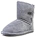 BEARPAW Victorian Boot (Toddler/Little Kid/Big Kid),Charcoal,2 M US Little Kid