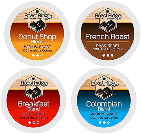 Roast Ridge Coffee Roasters Variety Pack Single Cup Coffee 100 Count Hot Beverage Cups Compatible With Most Singleserve Brewing Systems That Accept Kcups Including Keurig 20