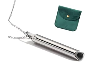 TETALALU Anxiety Necklace-Breathing Necklace for Meditation,Mindfulness Tool for Breathwork, Meditation, Relaxing,Calm and Stress Reduction,Stress Relief Necklace,Stress Relief Gift for Men and Women