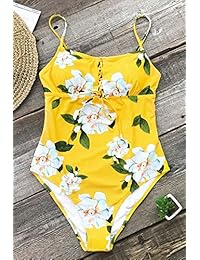 CUPSHE - Bañador de una pieza para mujer con estampado floral