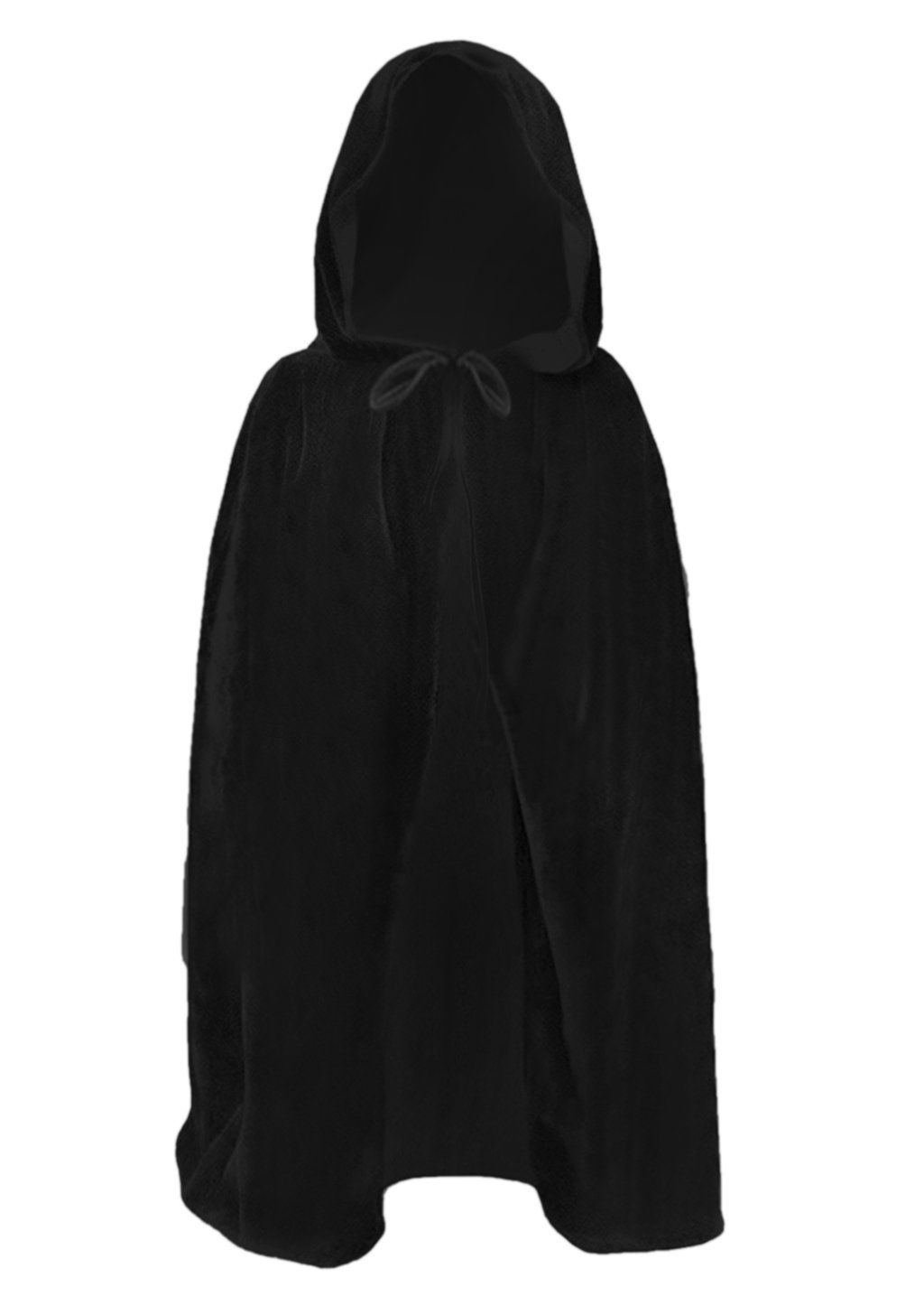 Moonlove Kids Hooded Halloween Cape Cloaks 80 cm Devil Vampire Wizard Devil Boys Girls Cosplay Costume Fairytale Hero Fancy Dress Robe for Christmas Party Costume Ball, Black