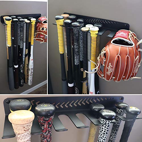 Precision Impact Bat Rack Heavy Duty Steel Storage Rack Holds 14