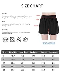 EXARUS Girls Flowy Butterfly Shorts Athletic 2 in 1