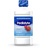 Pedialyte Advanced Rehydration Electrolyte Drink, Dye-Free Hydration, 1L | Berry Frost, hydration drinks for adults &amp; kids with 3x electrolytes and 50% less sugar vs the leading sports drink*
