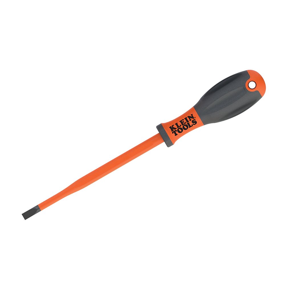 150 mm VDE Insulated Screwdriver, 6.5 mm CAB Tip Klein Tools 32245INS , Orange