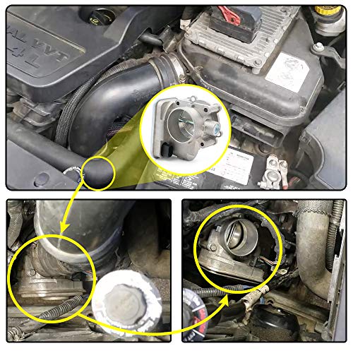 04891735AC Electronic Throttle Body with IAC TPS - Fits 2.0L and 2.4L Chrysler 200, Sebring, Dodge Avenger, Caliber, Journey, Jeep Compass and Patriot - Replaces, 977025, 4891735AD, 4891735AC - Year