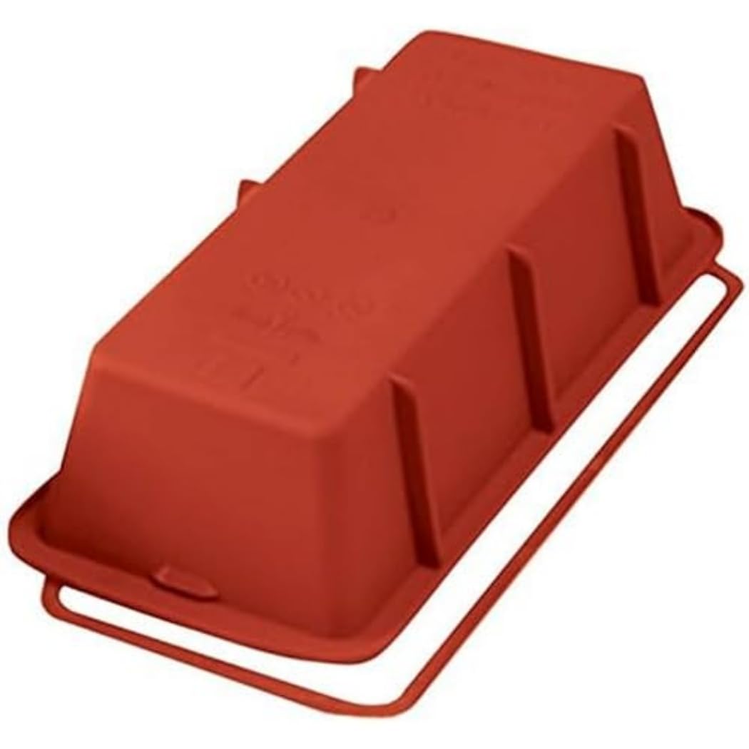 silikomart | SFT330 Silicone Cake Mould Plum Cake, Non-Stick, Pack of 1 Cake Mould with Safe Ring, 260 x 100 mm, h 70 mm, Volume 1,5 l, Made in Italy