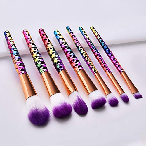 image for Seaintheson Makeup Brushes Sets, 7 Pcs Makeup Brushes with A Honeycomb