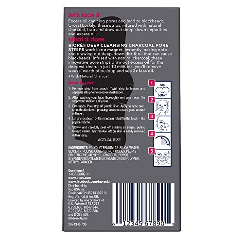 image for Bioré Charcoal Self-Heating One Minute Mask (4 Count) + One Bioré De