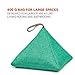 Activated Charcoal Bamboo Deodorizer, 4 Pack Odor Neutralizer, Home & Car Freshener Bags, Mold and Moisture Removal Charcoal Bags, Organic Chemical-Free Activated Bamboo Air Purifying Bags
