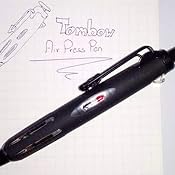 Penna A Sfera Tombow Air Press - Tecnologia Aria Compressa, Scrive A Testa In Giù, Nero 0.7mm - Foto 7