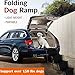 Large Dogs Car Step Stairs, Accordion Folding Pet Ramp for Indoor Outdoor Use, Lightweight Portable Auto Large Dog Ladder, Great for Cars, Trucks and SUVs Cargo, Couch and High Bed, 4 Steps