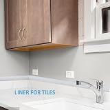 Zayejod White PVC Tile Edging Strip Peel and Stick 3M Moulding Trim view 5