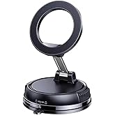 Upewefi 2026 Upgraded Car Phone Holder For Mag Safe, 3500gf Strongest Magnetic, 360° Adjustable Car Phone Holder, Phone Holders For Your Car, Car Mount For Iphone 17 Pro Max 16 15 14 13 12(1pcs-Black)