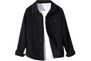 Fall Men's Stretch Skinny Denim Jacket Button Retro Slim Street Style Motorcycle Casual Jeans Jacket Plus Size