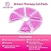 Breast Therapy Pads for Breastfeeding Moms (2 Pack with Covers Included) - Hot and Cold Gel Bead Nursing Packs Helps Feed Your Baby - Compatible with Manual and Electric Breast Pumps