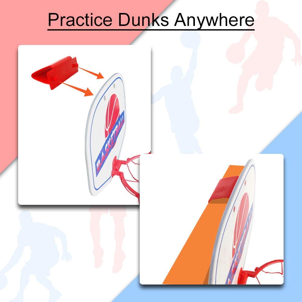 Akokie Basketball Hoop Mini Basketball Net Indoor Ball Pump Kids Girls Boys 3 4 5 6 Years Old