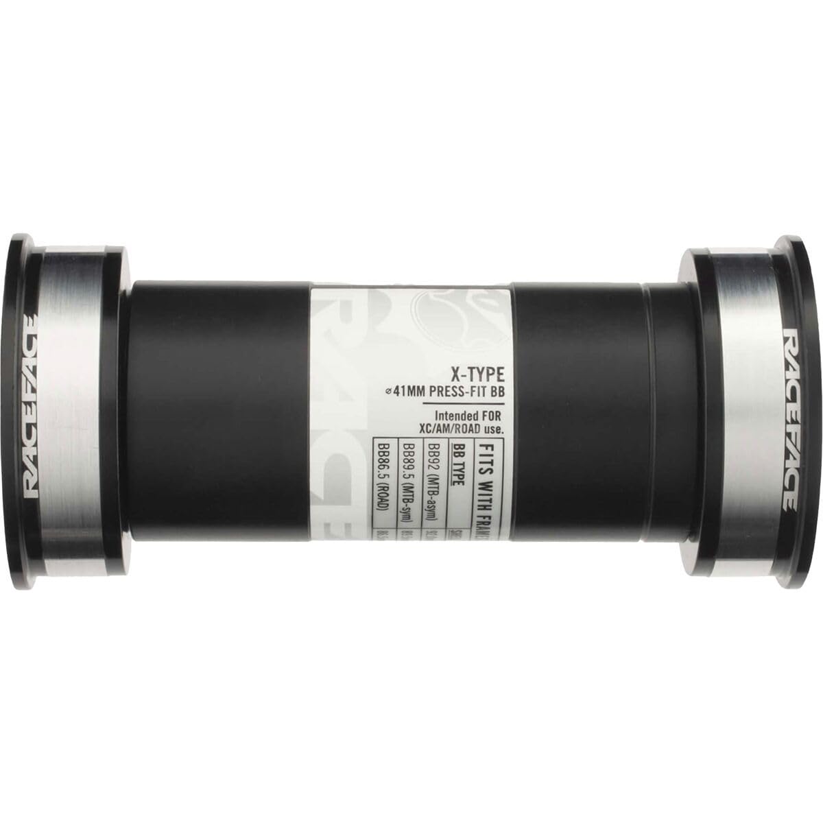 Race Face Bottom bracket BB92 Ø24, Black, Silver