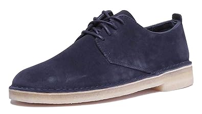 clarks desert london navy