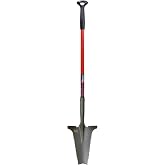 Root Slayer 22311 Nomad Garden Spade, Serrated Edge, Red