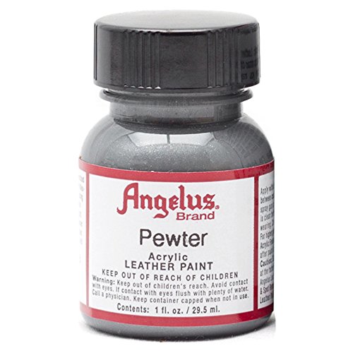 Angelus Leather Paint 1 Oz Pewter