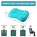 REEHUT Inflatable Camping Pillow Ultralight Blow Up Pillow for Sleeping in Comfort while Camping, Backpacking & Traveling (Blue)
