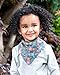 Zippy Fun Baby and Toddler Bandana Bib - Absorbent 100% Cotton Front Drool Bibs with Adjustable Snaps (4 Pack Gift Set) Boys Woodland Animals
