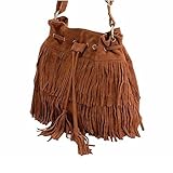 Dawdyfu Womens Retro Vintage Fringe Tassel Shoulder Bag Handbags Messenger Bag