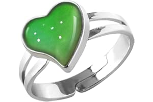 FOECBIR Mood Ring Color Rings Adjustable Size The Decorations