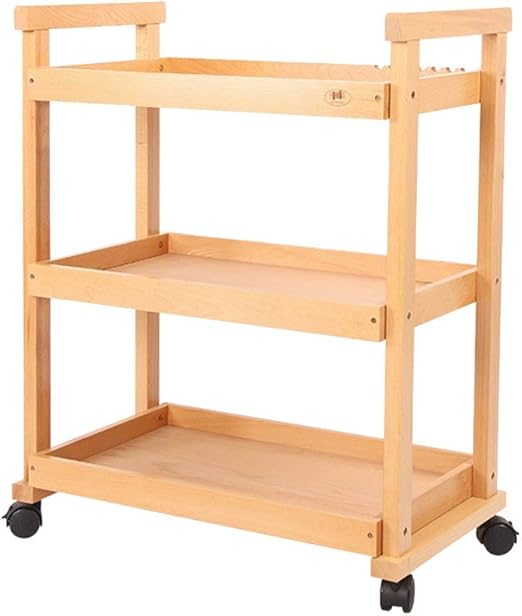 Wall Shelf 3 Tier Drawing Tool Cart Heavy Duty Movable Beech Shelve Burlywood Storage Cart Drawing Tool Utility Carts Multifunction Home Modern Decoration Color Burlywood Size One Size Amazon Co Uk Kitchen Home