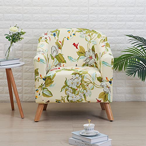 Club Chair Cover Stretch Spandex Geometric Pattern Armchair Covers,tub