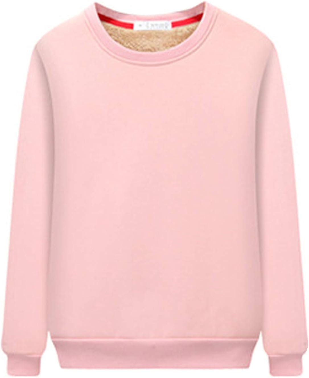 fleece lined pullover sweatshirt women's