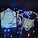 VMANOO 200 LED Fairy Christmas Lighting Decor Battery Operated String Lights Timer for Outdoor, Indoor, Garden, Patio, Home, Bedroom, Xmas Decorations (Multi Color)