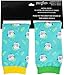 Pavilion - Gin & Tonic Fun Blue, Green & Yellow Patterned Alcohol S/M Unisex Socks - 4-9 Women US & 5-8 Men US